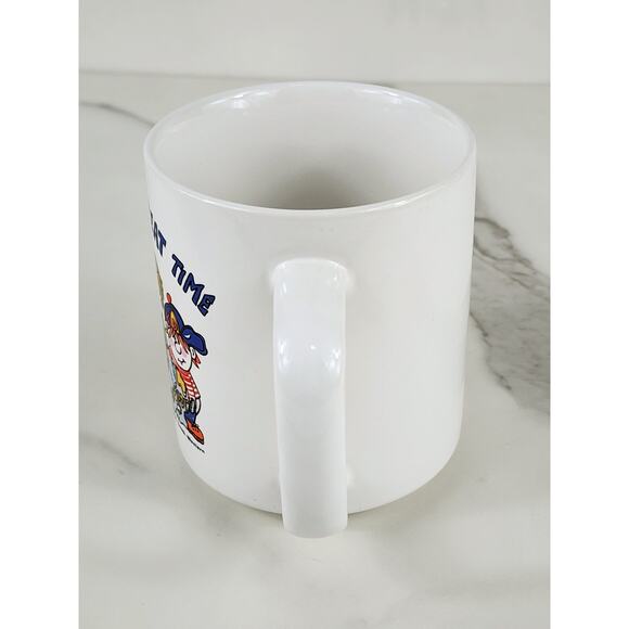 Smith Western Coffee Mug Teacup 10oz White 3 1/2" Ceramic 1984 Korea Vintage - Picture 6 of 15